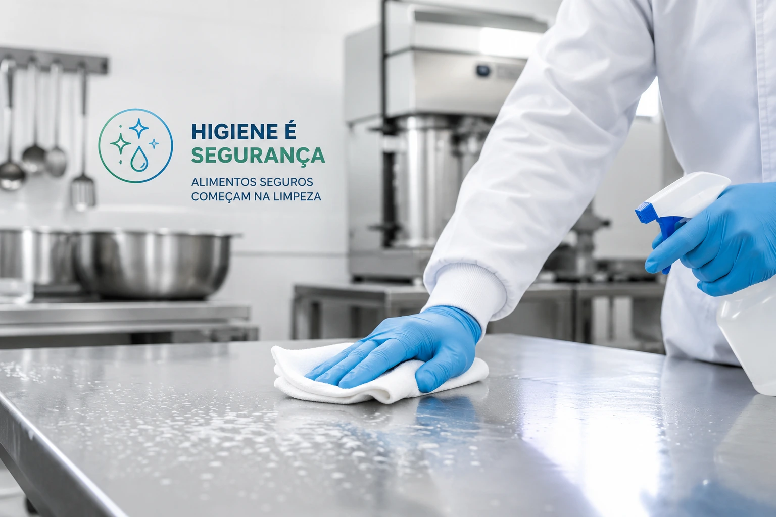 Higienização de Instalações, Equipamentos, Móveis e Utensílios na Indústria de Alimentos