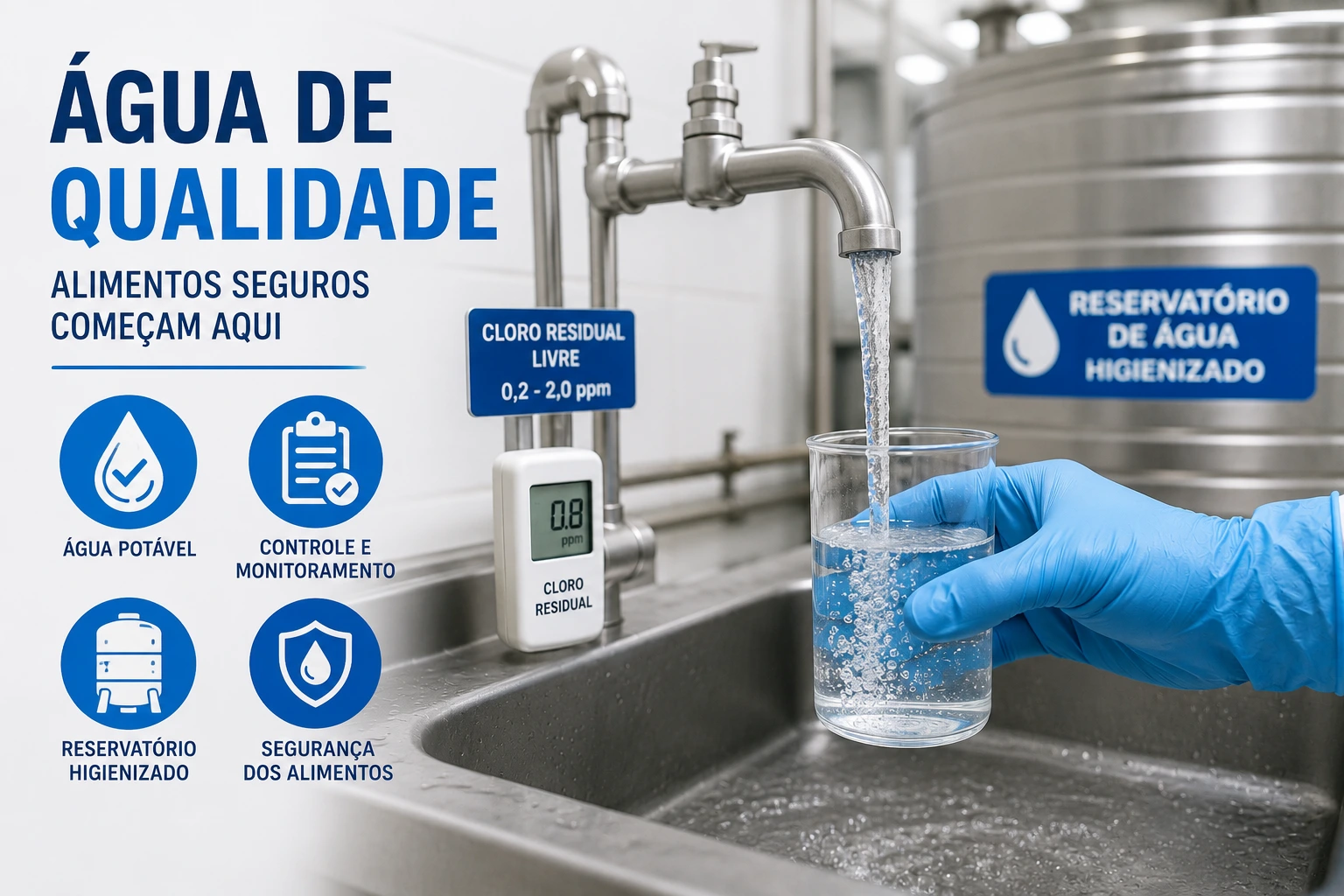 Abastecimento de Água na Indústria de Alimentos: Requisitos das Boas Práticas de Fabricação