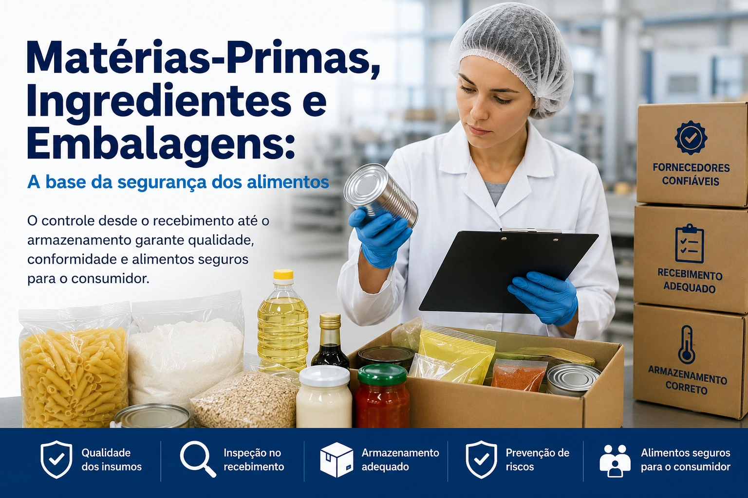 Matérias-Primas, Ingredientes e Embalagens: Como Garantir a Segurança dos Alimentos