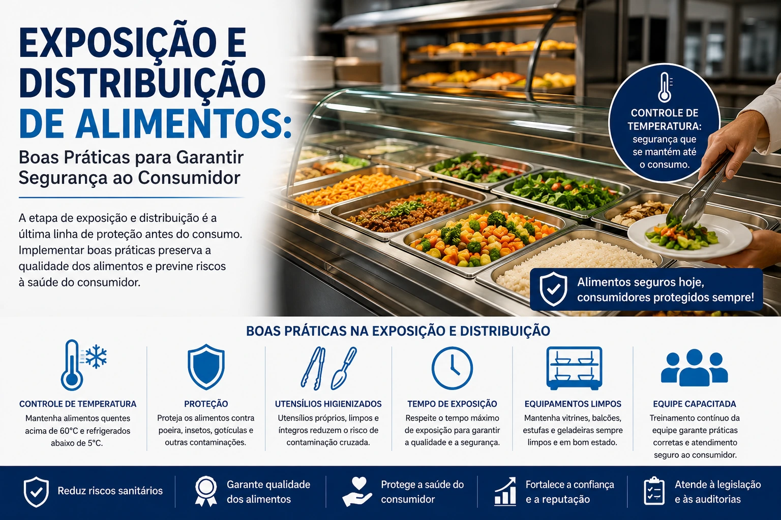 Exposição e Distribuição de Alimentos: Boas Práticas para Garantir Segurança ao Consumidor
